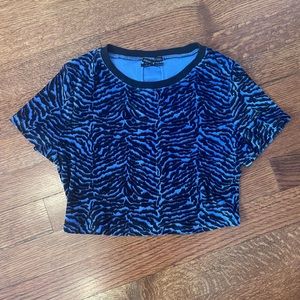 Urban Outfitters Animal Print Crop Top
